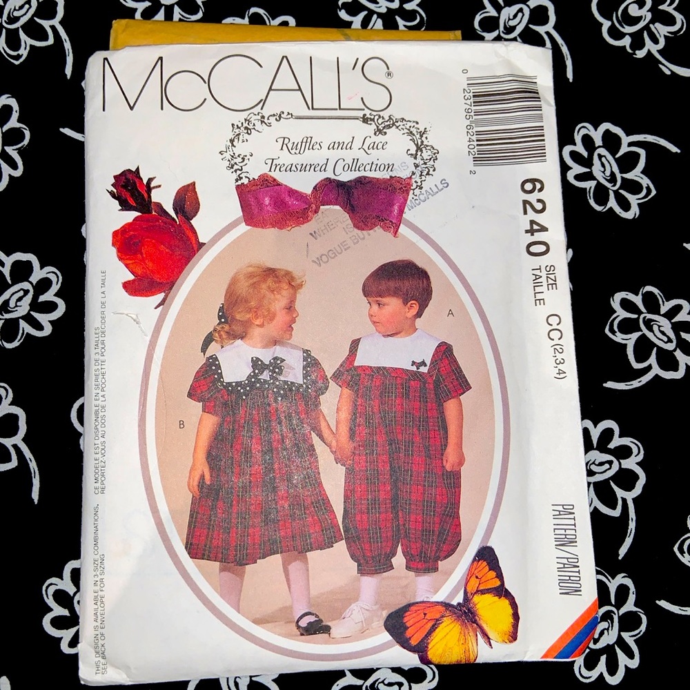 Vintage McCall’s 6240 sewing pattern